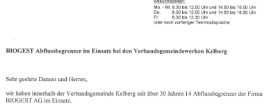 Erfolgsgeschichte seit 1989: Der Alpheus Abflussbegrenzer