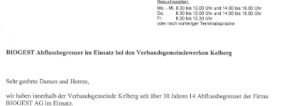 Erfolgsgeschichte seit 1989: Der Alpheus Abflussbegrenzer